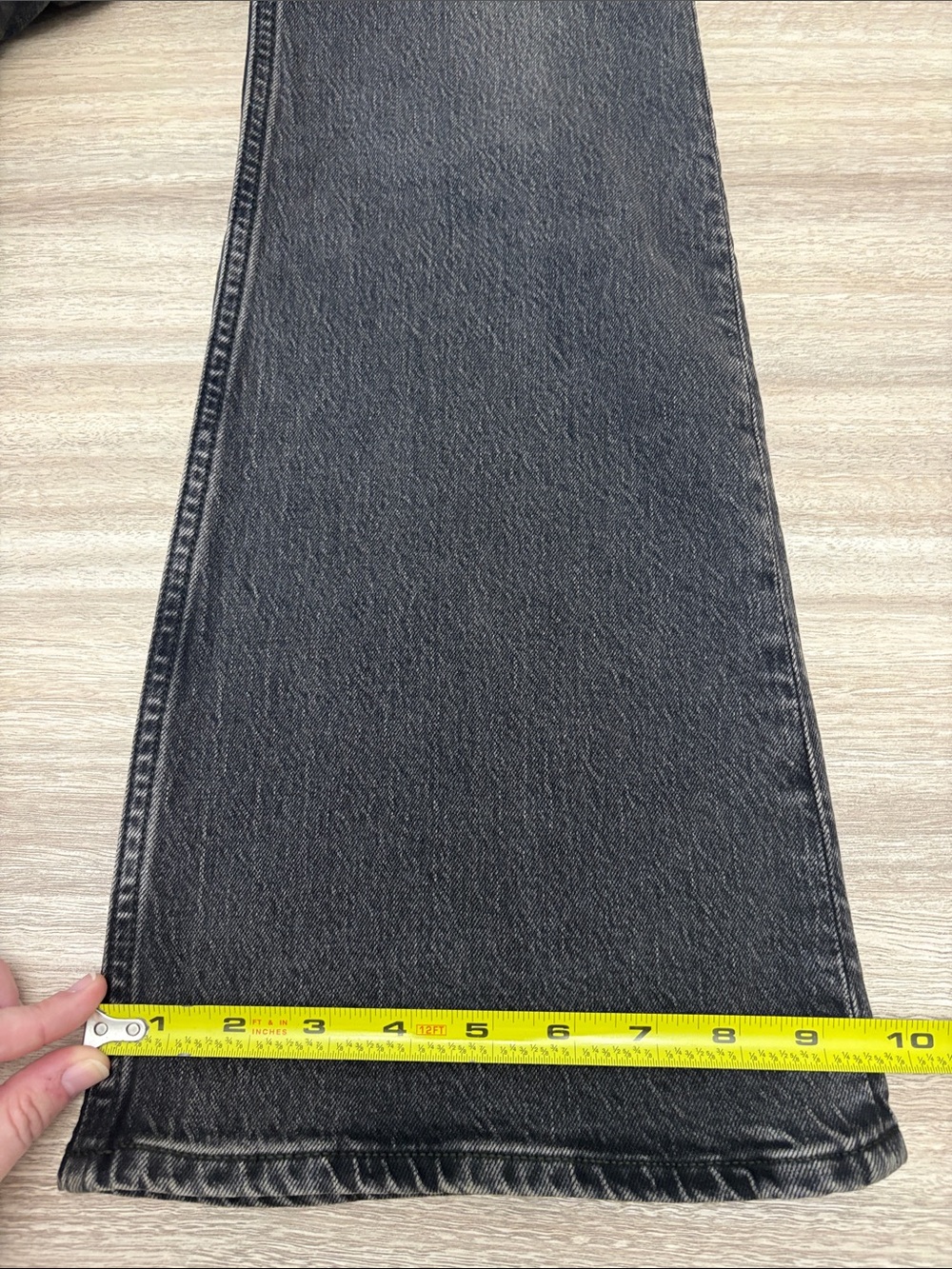 New Abercrombie & Fitch Curve Love Mid Rise Bootcut Jeans Women Size 28 Long - Picture 7 of 7